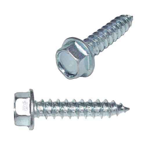 HWHTS516114 5/16" X 1-1/4" Hex Washer Head, (No Slot), Tapping Screw, Type A, Zinc